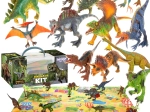 Set mare de dinozauri XXL cu covoraș de joacă Lumea preistorică WOOPIE