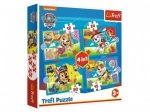 Puzzle 4v1 Patrula Cățelușilor în Acțiune