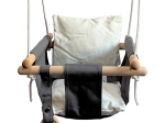Leagăn textil pentru copii alb-negru 2Kids Toys