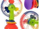 carusel și zornăitoare cu ventuză pentru bebeluși