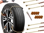 Lanțuri de zăpadă – benzi antiderapante pentru anvelope, set de 8 buc