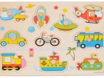 Puzzle din lemn Transport