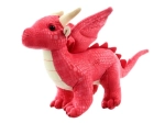 Dragon pluș roșu 20 cm eco-friendly