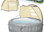 Copertină pentru SPA împotriva vântului și soarelui