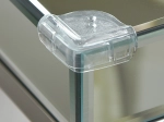 Protecție din plastic pentru colțurile de sticlă