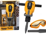 Ciocan Pneumatic Jucărie Cu Accesorii și Ochelari Galbeni