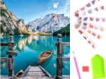 Tablou diamond painting 3D lac