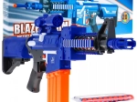 Blaster automat pentru copii BLAZE STORM cu 20 de proiectile din spumă și vizor