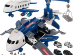 Avion de poliție cu parc pliabil, lumini și sunete