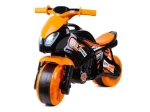 Motocicletă de echilibru pentru copii GTX Racing, portocalie-neagră