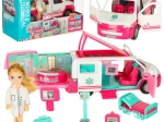 Ambulanță mobilă cu păpușă și accesorii