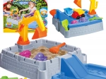 Ladă de nisip portabilă WOOPIE Castel cu 9 accesorii