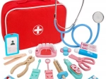 Set doctor din lemn în geantă