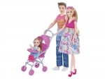 Păpușă însărcinată cu familia 30 cm