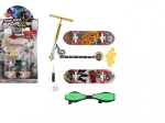 Set de skateboarduri și trotinetă pentru degete cu accesorii înșurubabile