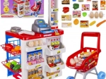 supermarket pentru copii cu scanner, cântar și coș de cumpărături