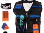 Vestă tactică pentru săgeți din spumă cu accesorii – set pentru copii