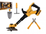 Trimmer de tufișuri din plastic pentru copii cu sunete