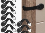 Set protecție pentru dulapuri 10 bucăți negru