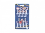 Semne rutiere – set educațional 14 buc., modele din plastic 5,5 cm