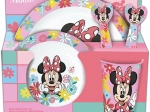 Set de masă din plastic MINNIE, 5 piese