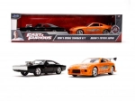 Pachet dublu mașini Toyota Supra și Dodge Charger 1:32 Războiul șoferilor