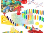 domino cu lansator de avioane – set educațional STEM