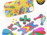 Clixo Rainbow set magnetic de construcție 42 piese