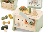 Viga PolarB mini atelier 2în1 set de unelte din lemn