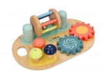Placă activă senzorială din lemn Adam Toys