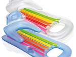 Saltea plutitoare gonflabilă cu spătar și suport pentru băuturi INTEX