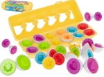 Puzzle educaţional în formă de ouă pentru copii - recunoaşterea formelor