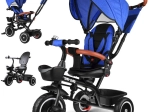 Tricicletă pentru copii 3‑în‑1 cu baldachin TINY BIKE