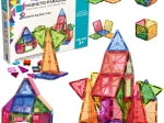 Seturi de construcții magnetice Montessori 3D de la WOOPIE