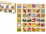 Puzzle din lemn Detoa Ce unde aparține