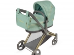Cărucior pliabil pentru păpuși 3 în 1 cu geantă CAPRICCIO, 73 cm