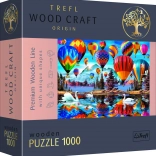 Puzzle din lemn TREFL Wood Craft Origin – Baloane colorate 1000 piese
