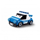 Mașinuță de poliție Sluban cu ochi, tractabilă