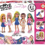 Set creativ EDUCA My Model Doll Design: stil lejer