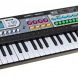 Claviatură pentru copii cu 49 de clape 5+ cu microfon și înregistrare