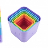 Turn de stivuire din cuburi Technok Kubus piramidă