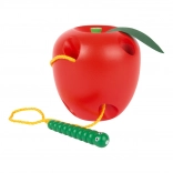 jucărie de lemn pentru înșirare Măr