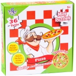 Puzzle rotund Pizza 36 de piese