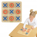 X și O din lemn pentru copii MASTERKIDZ