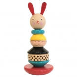 Turn de stivuire din lemn – iepuraș