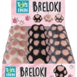 Breloc lăbuță mix 3 modele 12 bucăți display