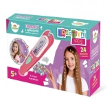 Diamante sclipitoare pentru păr cu aplicator și agrafe