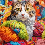 Puzzle Nebunii Pisicilor 500 Piese