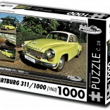 Puzzle RETRO-AUTA Wartburg 311 (1963) 1000 piese