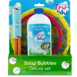 Set Deluxe pentru baloane de săpun FRU BLU cu soluție 0,4 l
